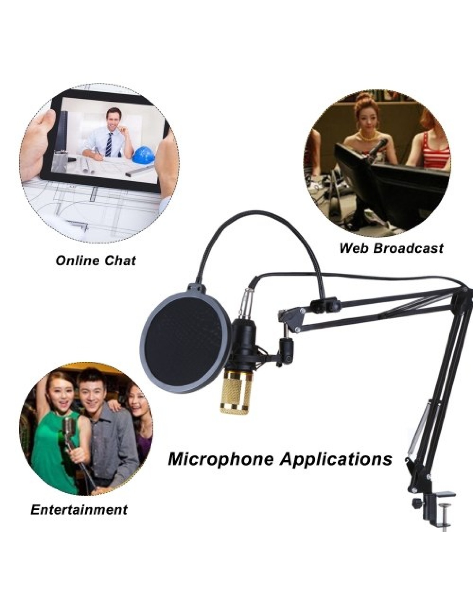BM800 Professional Suspension Microphone Kit