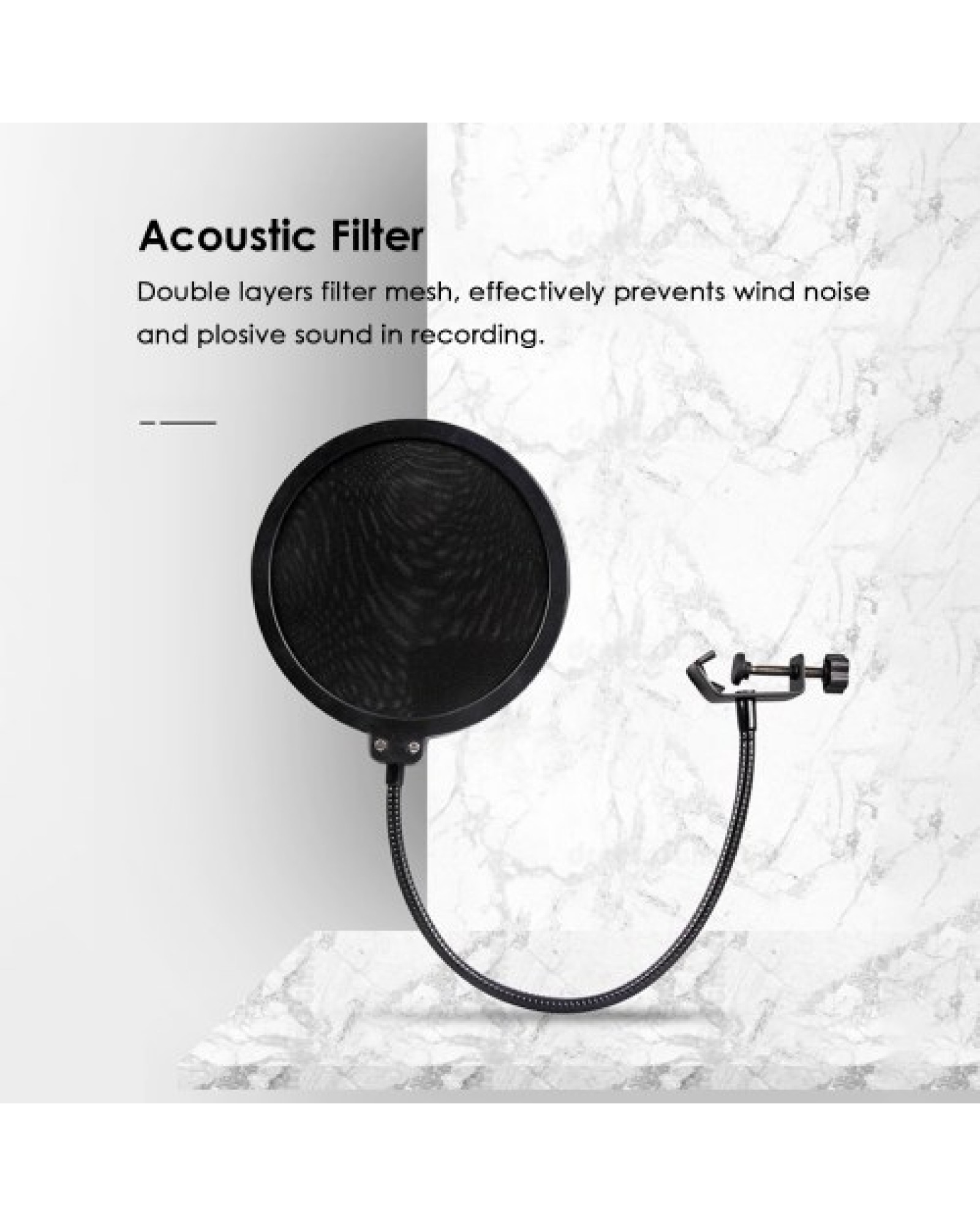 D8 Mic Stand Adjustable Microphone Suspension Arm Stand