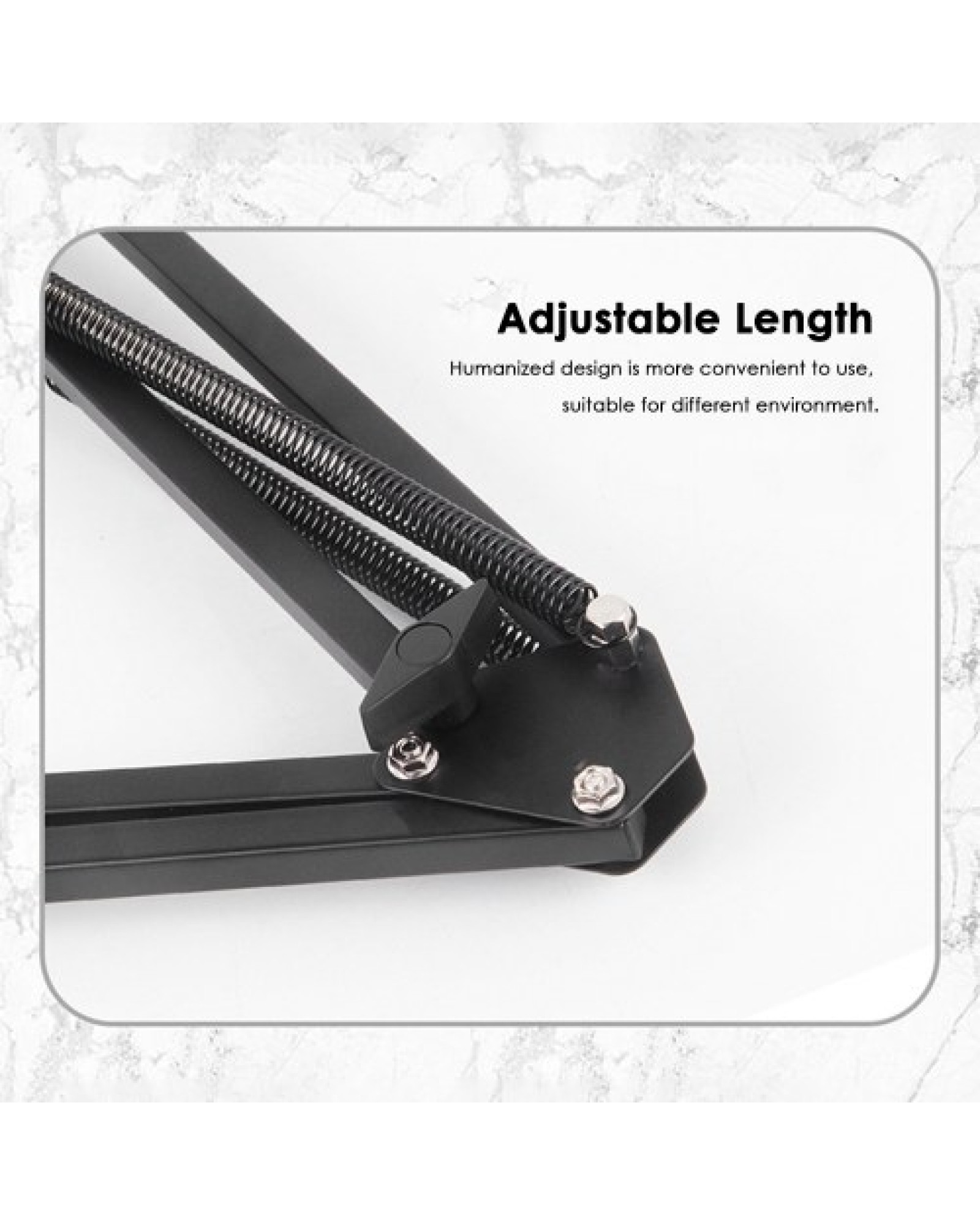 D8 Mic Stand Adjustable Microphone Suspension Arm Stand