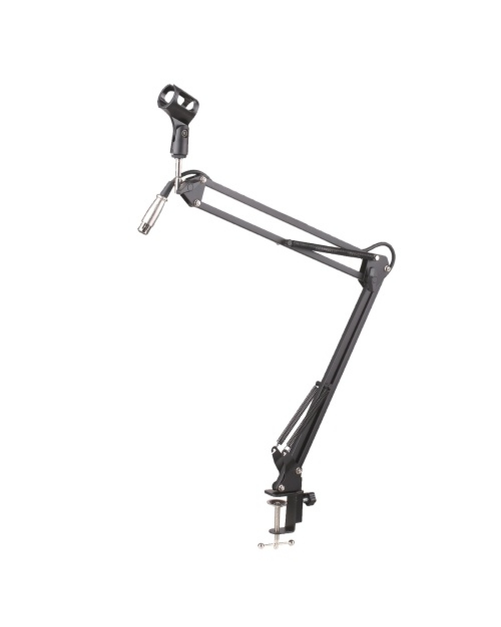 Microphone Holder Cantilever Bracket with Microphone Cable Telescopic Stand Live Support Lazy Bracket with Extendable Arm Deskto