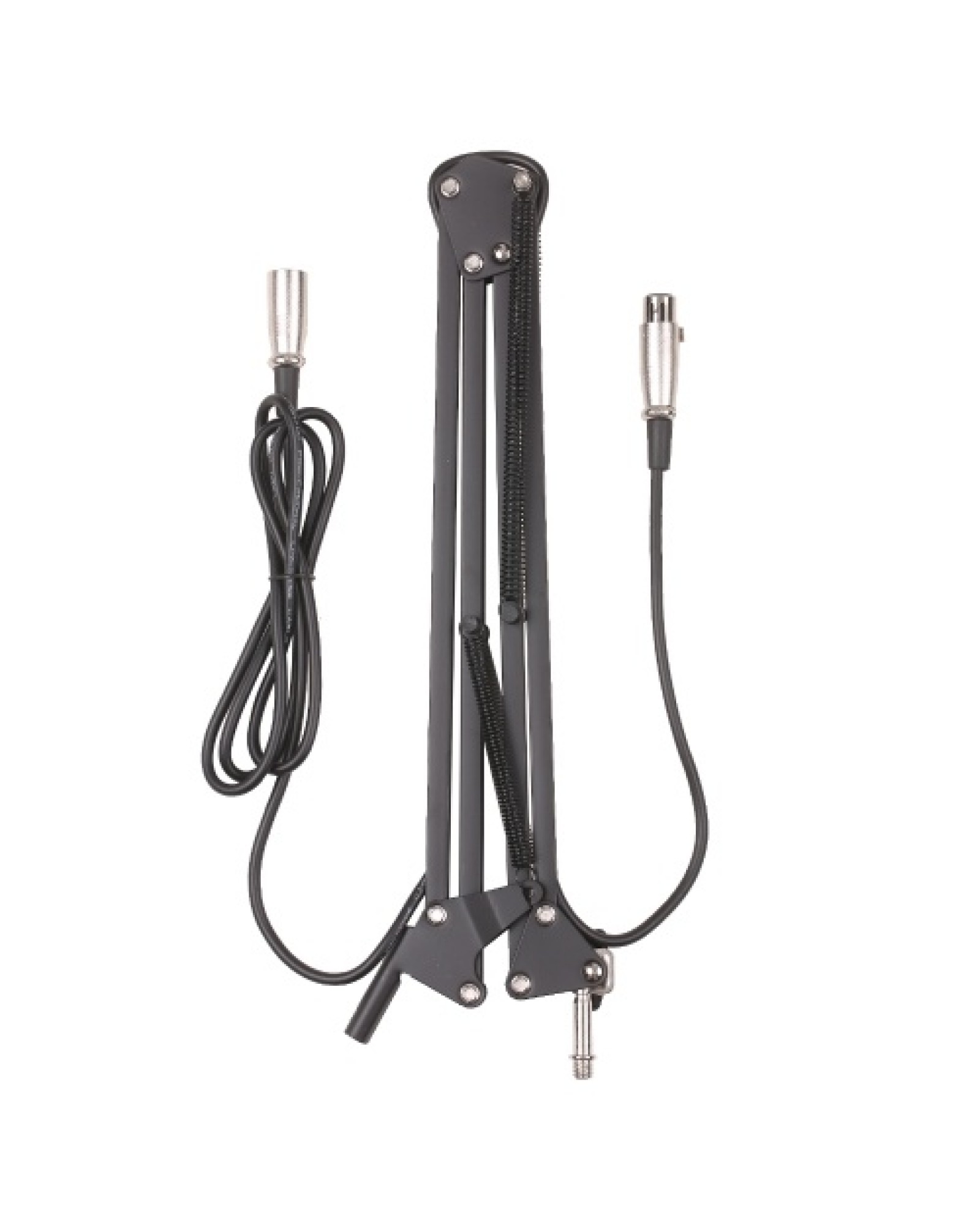 Microphone Holder Cantilever Bracket with Microphone Cable Telescopic Stand Live Support Lazy Bracket with Extendable Arm Deskto