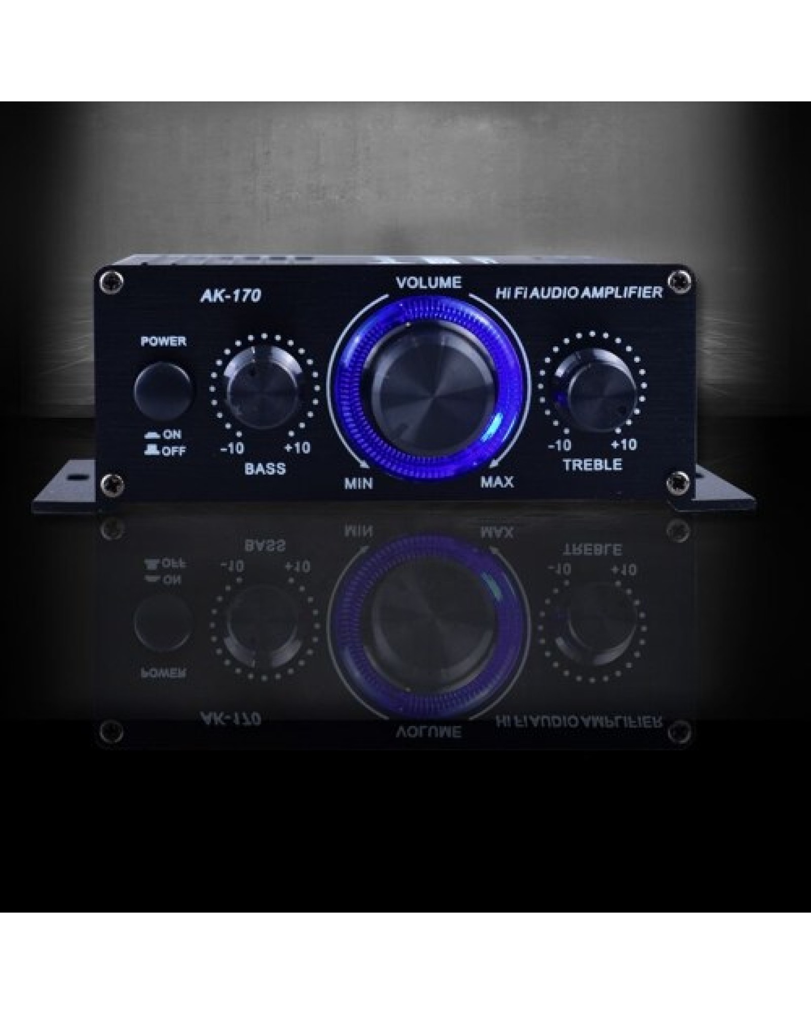 AK170 Mini Audio Power Amplifier Portable Sound Amplifier Speaker Amp for Car and Home