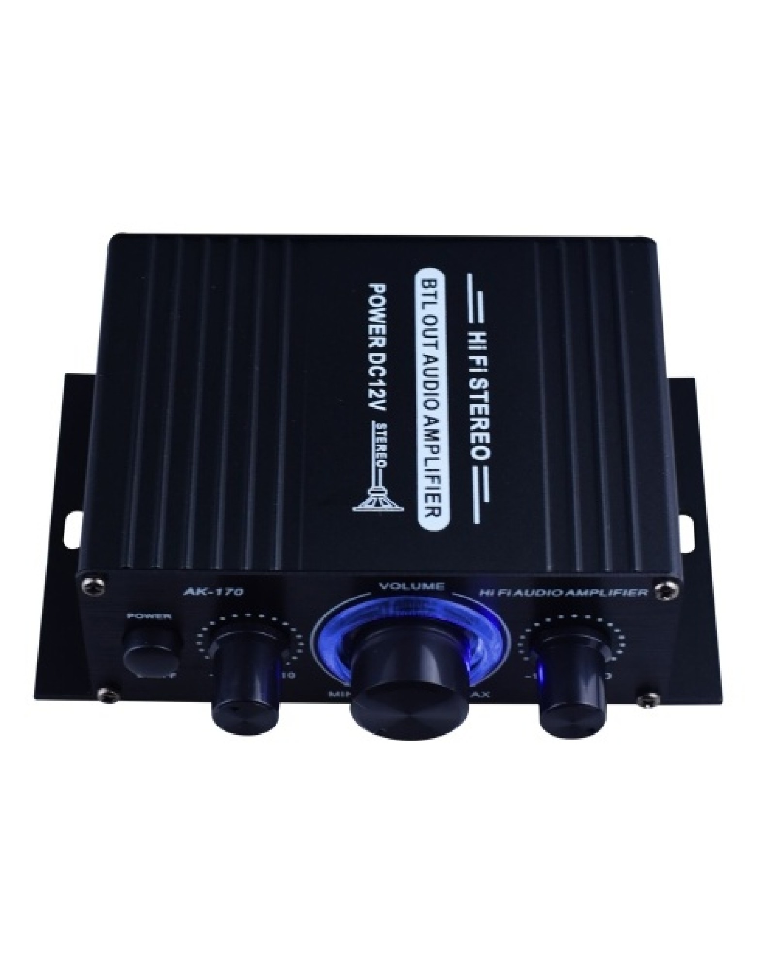 AK170 Mini Audio Power Amplifier Portable Sound Amplifier Speaker Amp for Car and Home