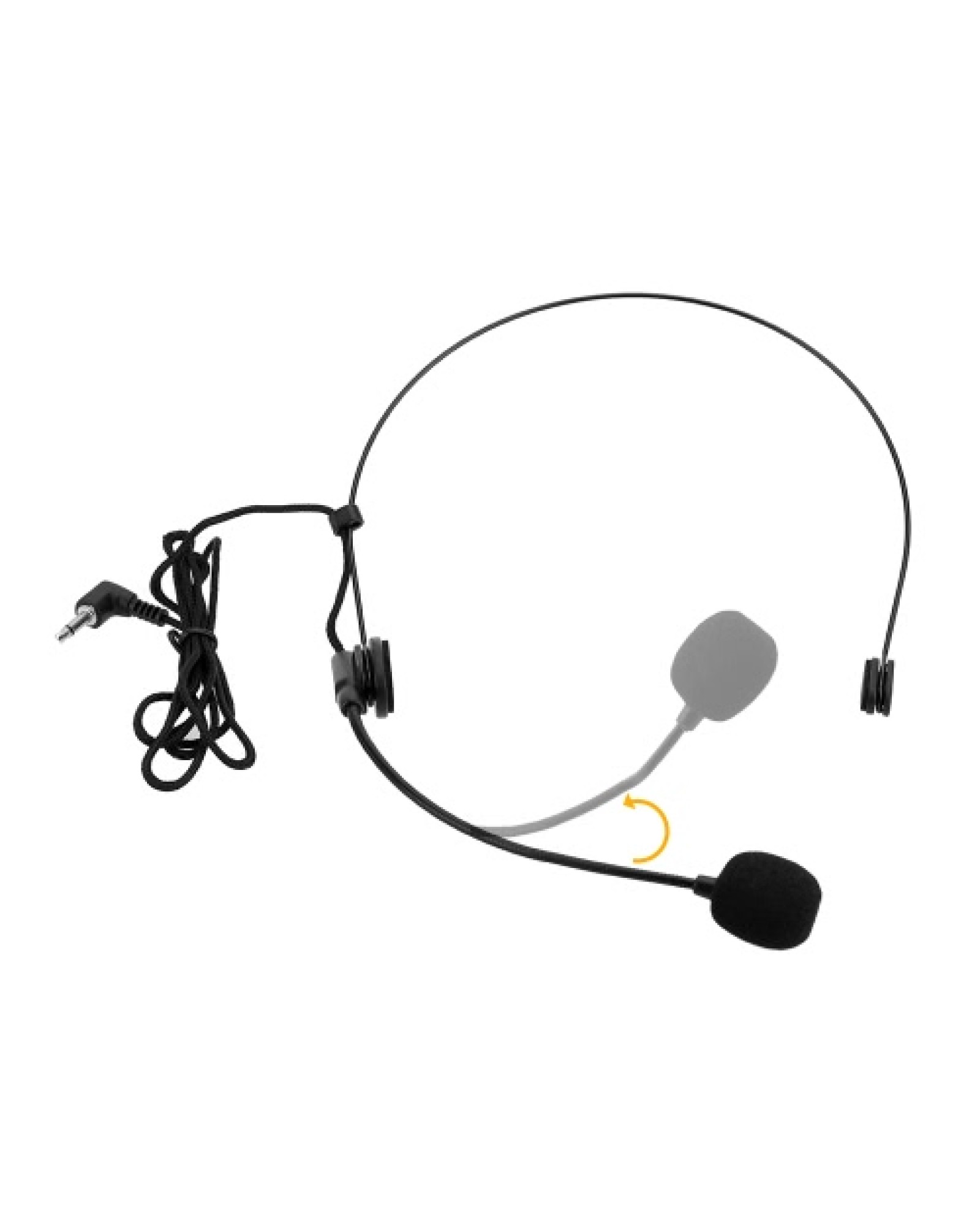 Uni-Directional Head-mounted Headworn Headset Microphone