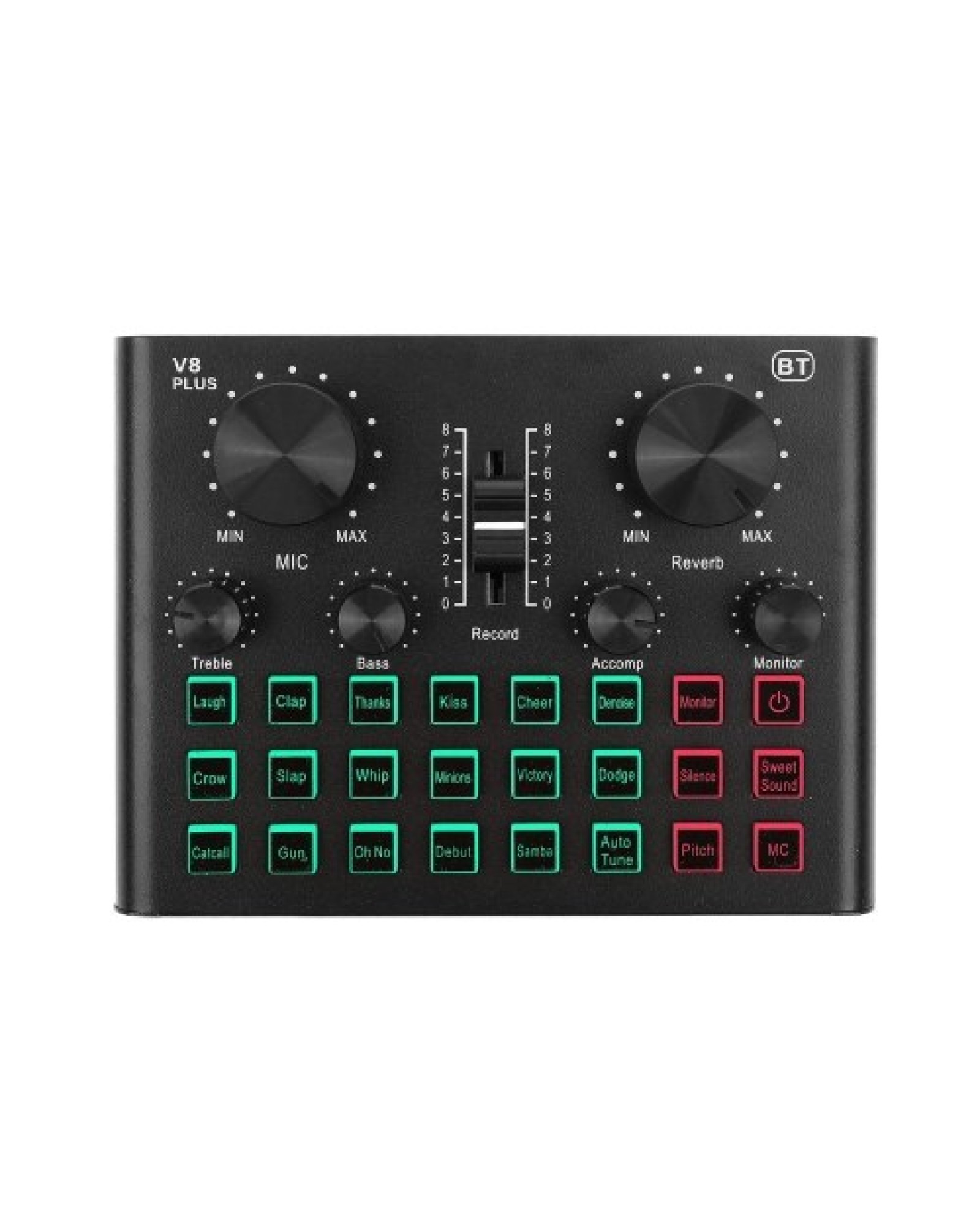 Sound Card &amp; Microphone Set V8 Plus Soundcard BM800 Condenser Microphone for Live Broadcasting Recording Karaoke