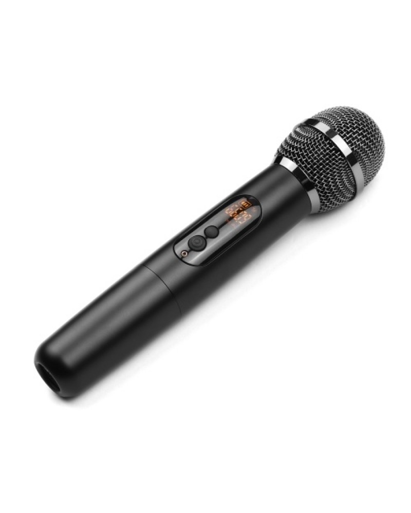 UHF Wireless Microphone System with Handheld Transmitter Receiver 500-950MHz 3.5mm Plug with 6.35mm Adapter