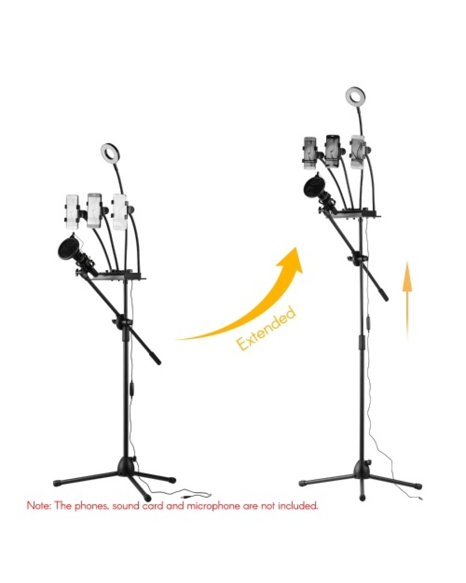 Streaming Microphone Tripod Stand