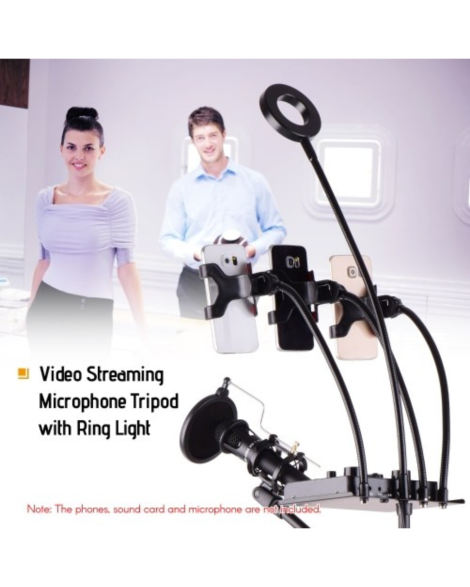 Streaming Microphone Tripod Stand