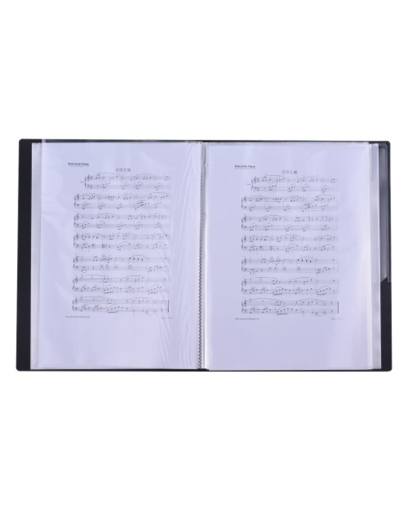 Music Sheet Score File Paper Documents Storage Folder Holder Plastic A4 Size 40 Package Pockets