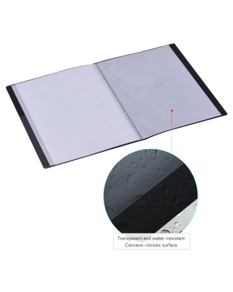 Music Sheet Score File Paper Documents Storage Folder Holder Plastic A4 Size 40 Package Pockets