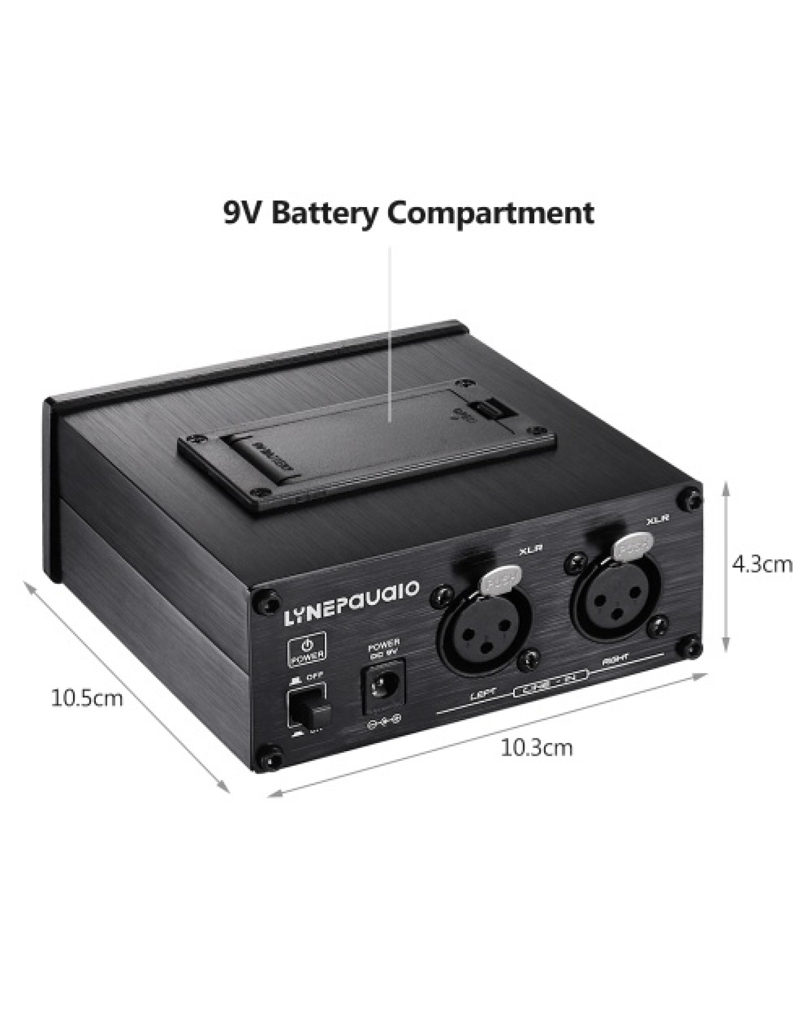 Mono/ Stereo Headphones Amplifier Amp with Dual XLR Inputs