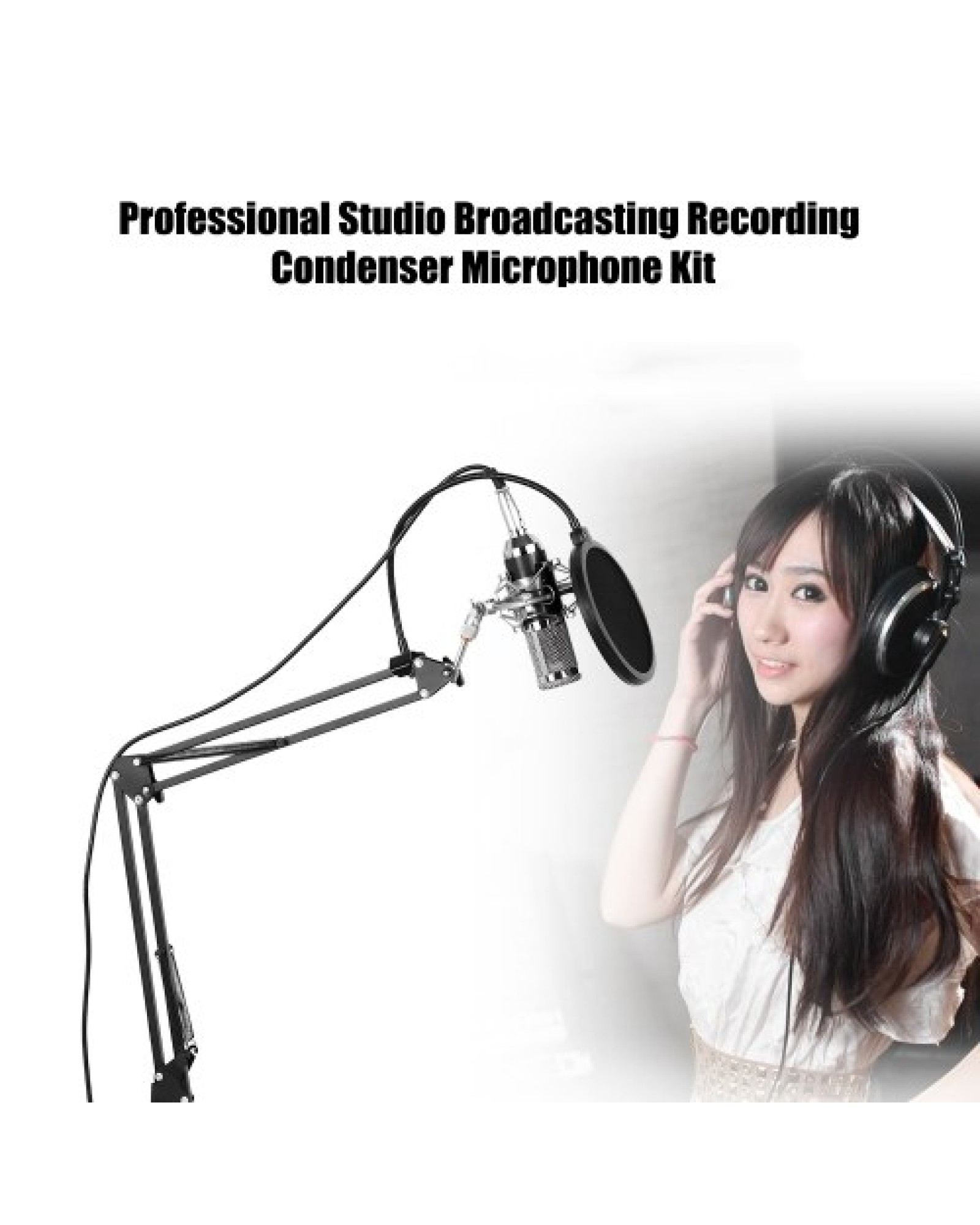 External Audio Mixing Sound Card USB Audio Interface with Multiple Sound Effects Built-in Rechargeable Battery +  Professional S