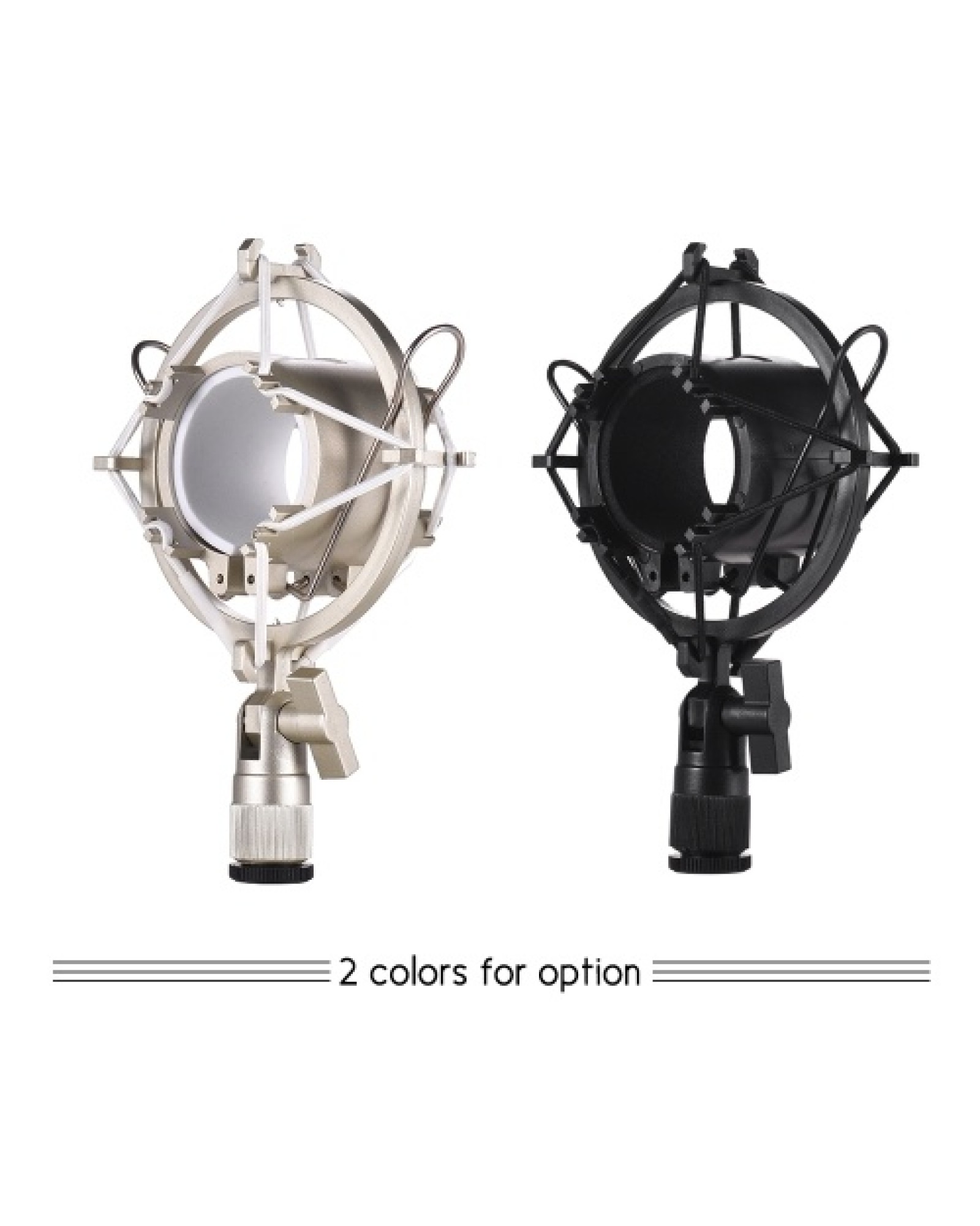 Univerdal Condenser Microphone Mic Shock Mount Holder Bracket Plastic