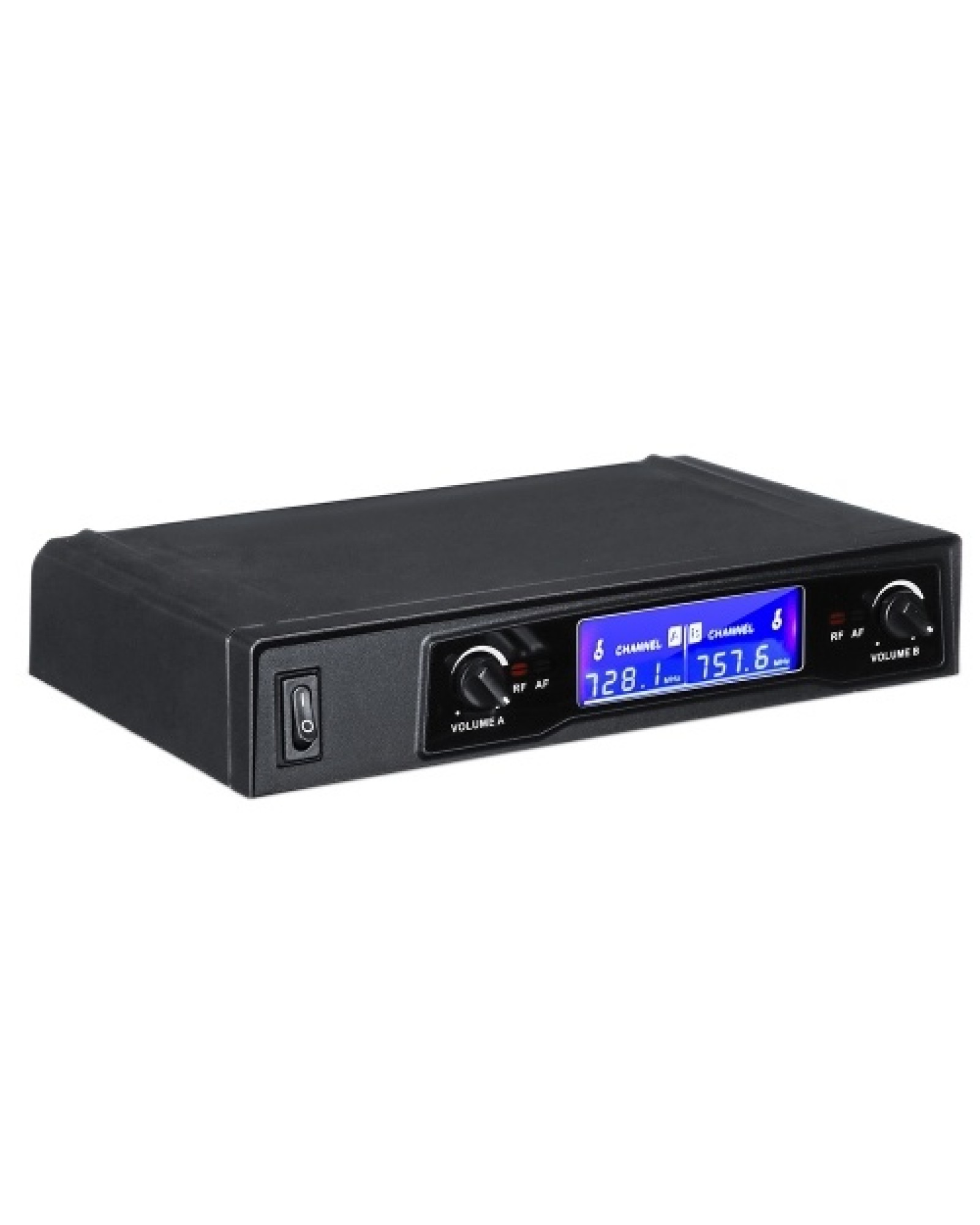 Karaoke Microphones UHF Professional 2 CH Cordless Dual Handheld Microphone Digital LCD Display Mic System