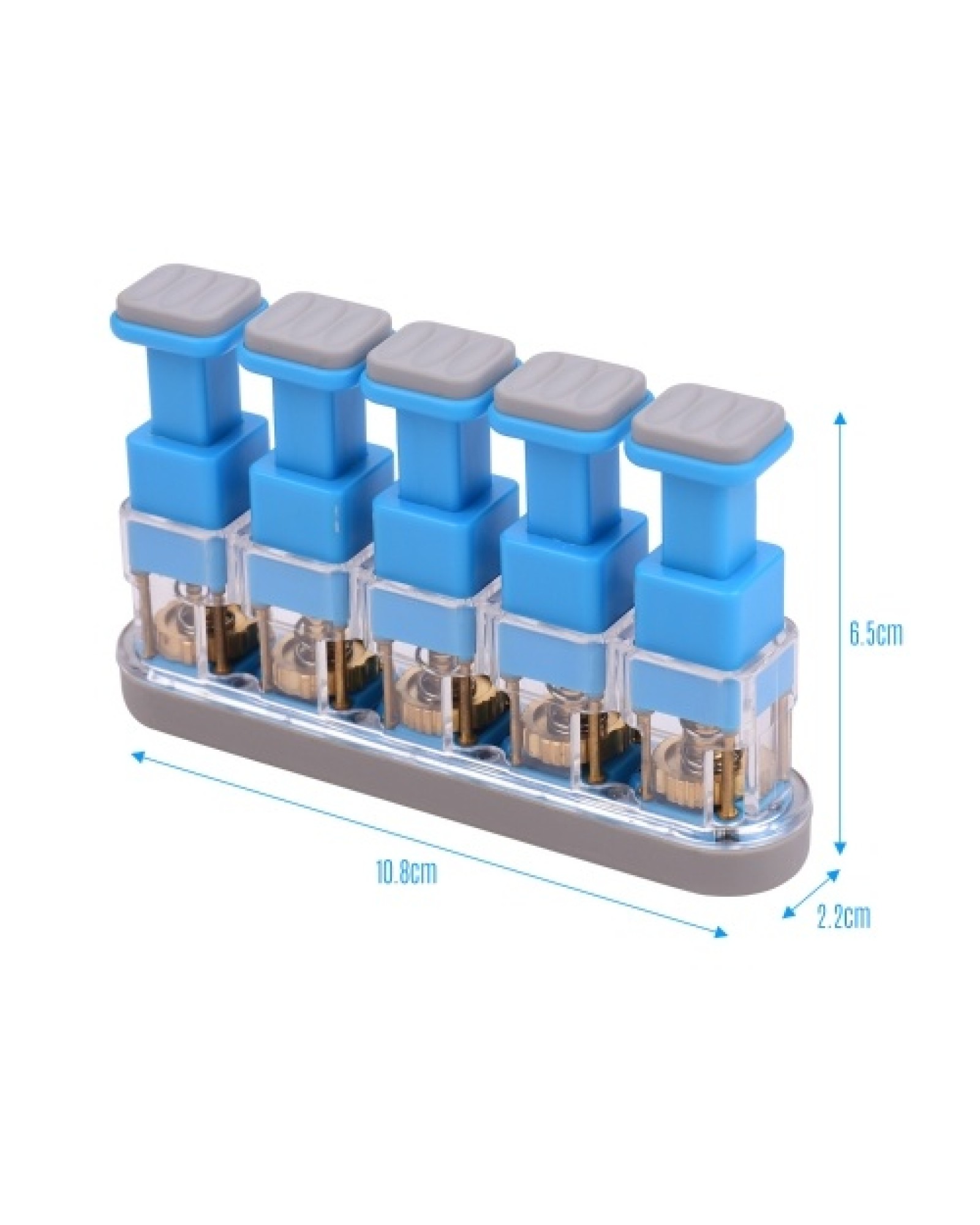 Professional Finger Exerciser with 5 Pressing Piston Keys Hand Strengthener Training Fingers Tension Dexterity