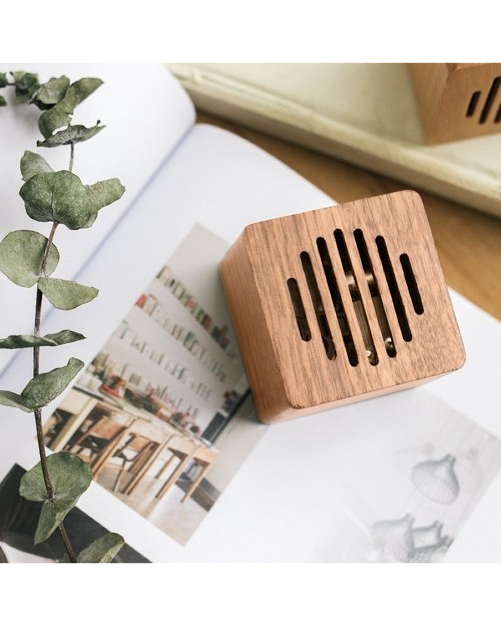 Wooden Music Box Minimalism cube Musical Box Birthday Christmas Valentine'S Day Gift(Melody: Kimiwo Nosete)