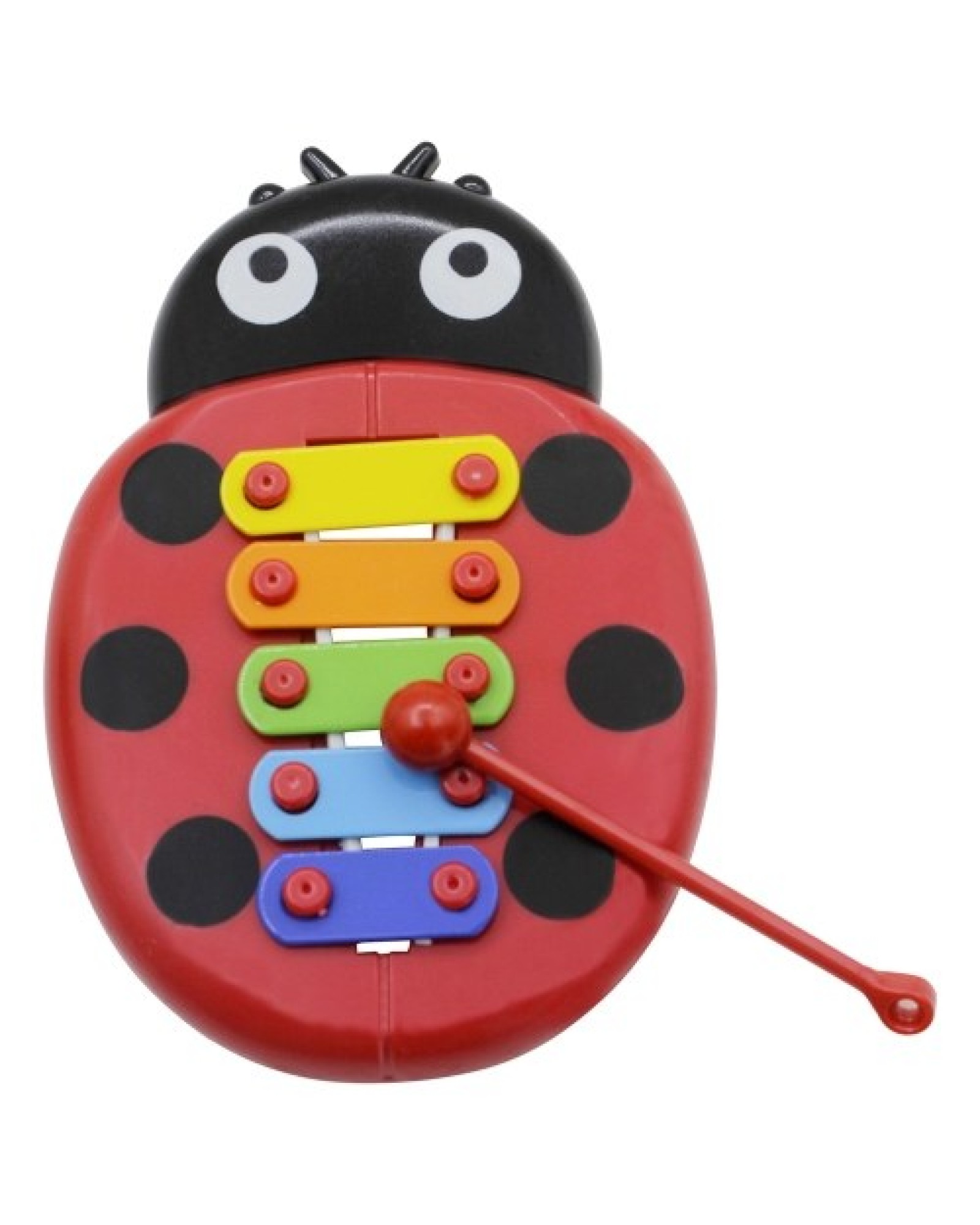 Colorful 5 Tones Kids Children Xylophone Glockenspiel Cartoon Ladybird Shape