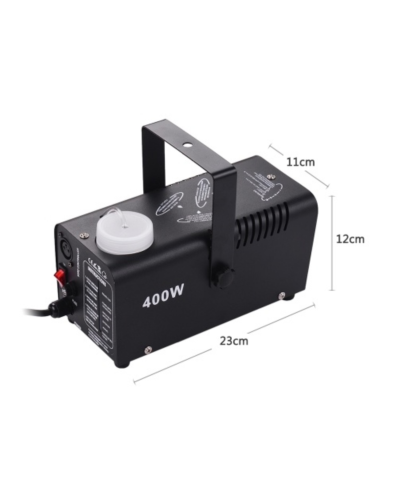 Wireless 400 Watt Fogger Fog Smoke Machine with Remote Control for Party Live Concert DJ Bar KTV Stage Effect