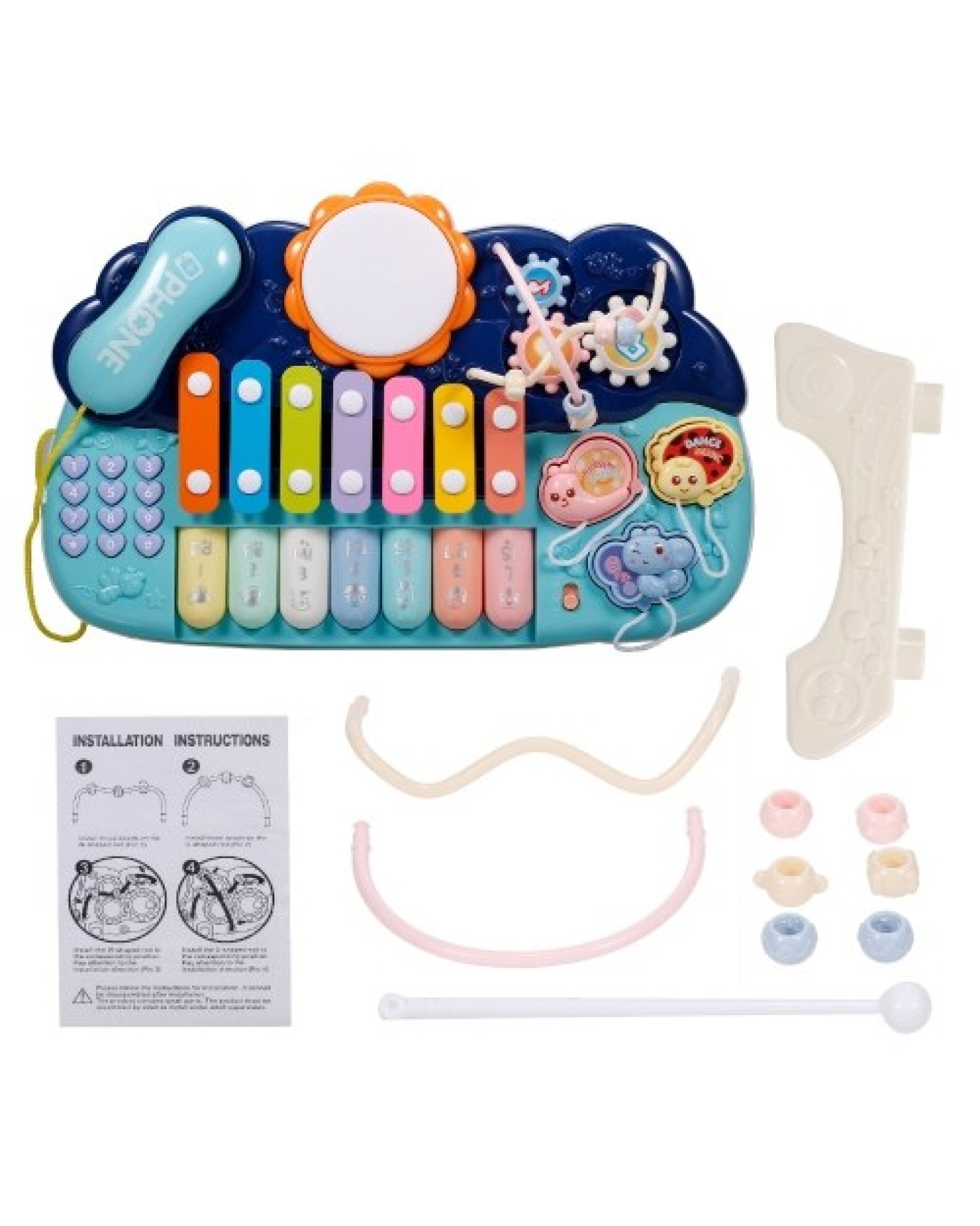 Ametoys Multifunctional music drum