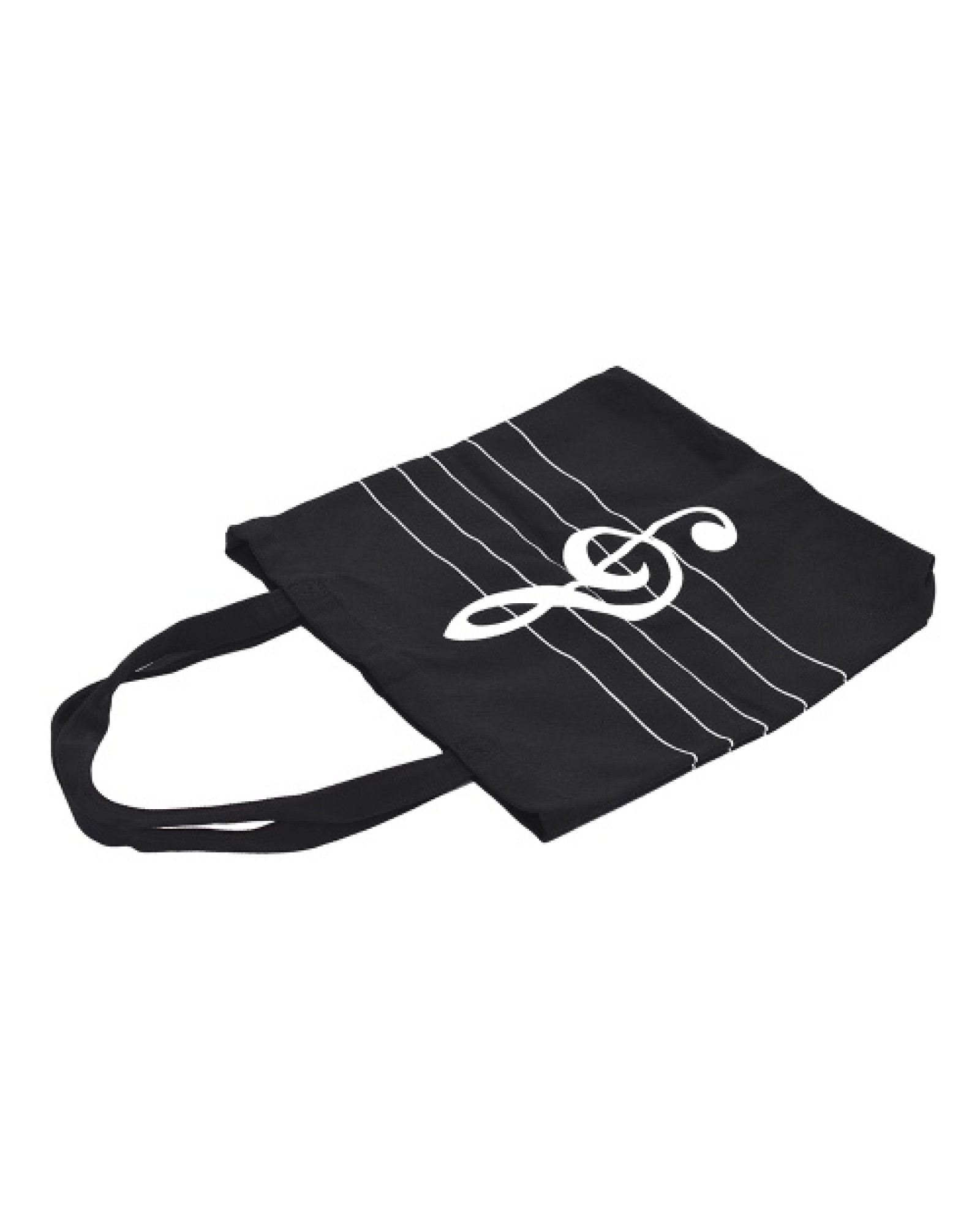Washable Canvas Handbag Music Tote Shoulder Grocery Shopping Bag