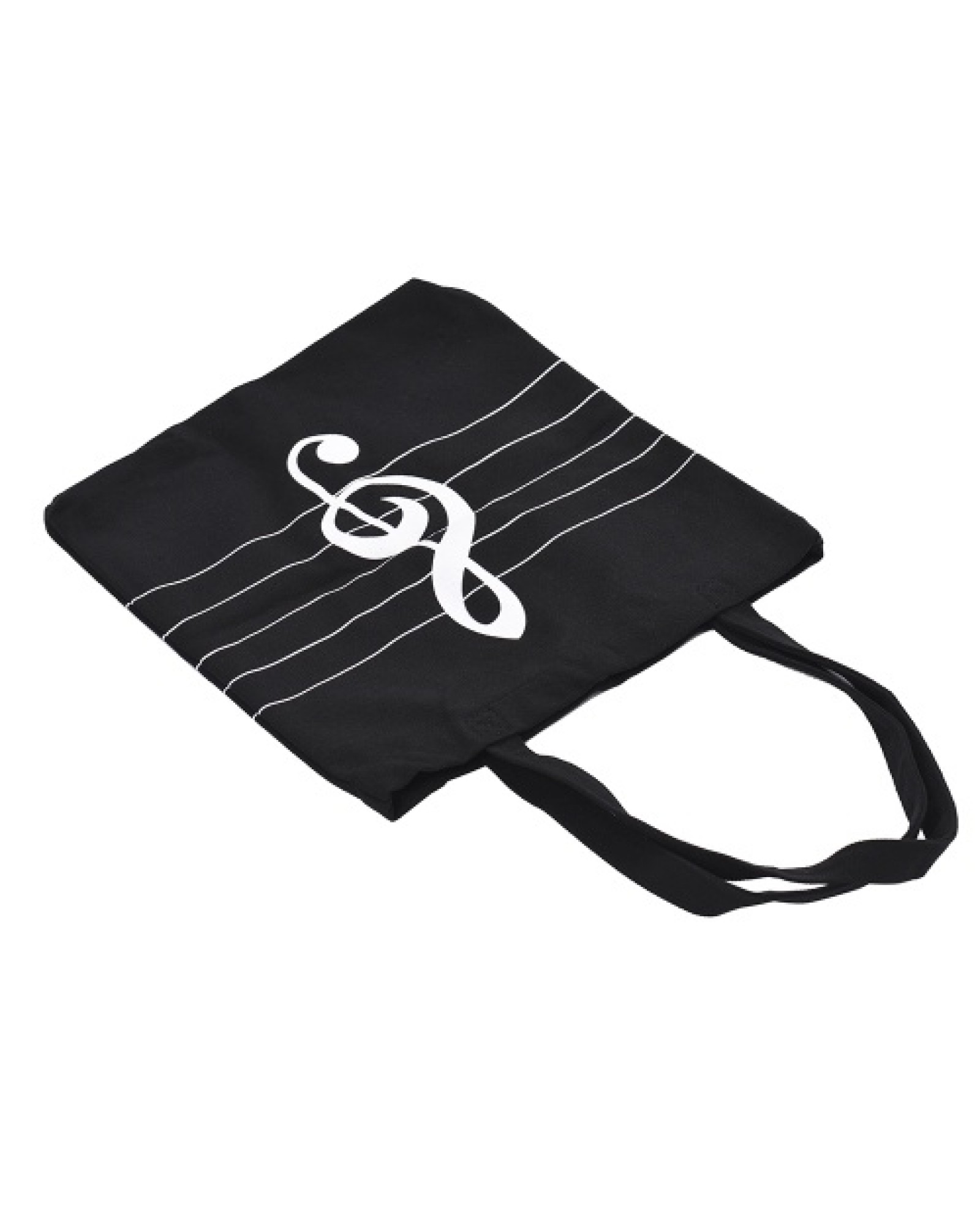 Washable Canvas Handbag Music Tote Shoulder Grocery Shopping Bag