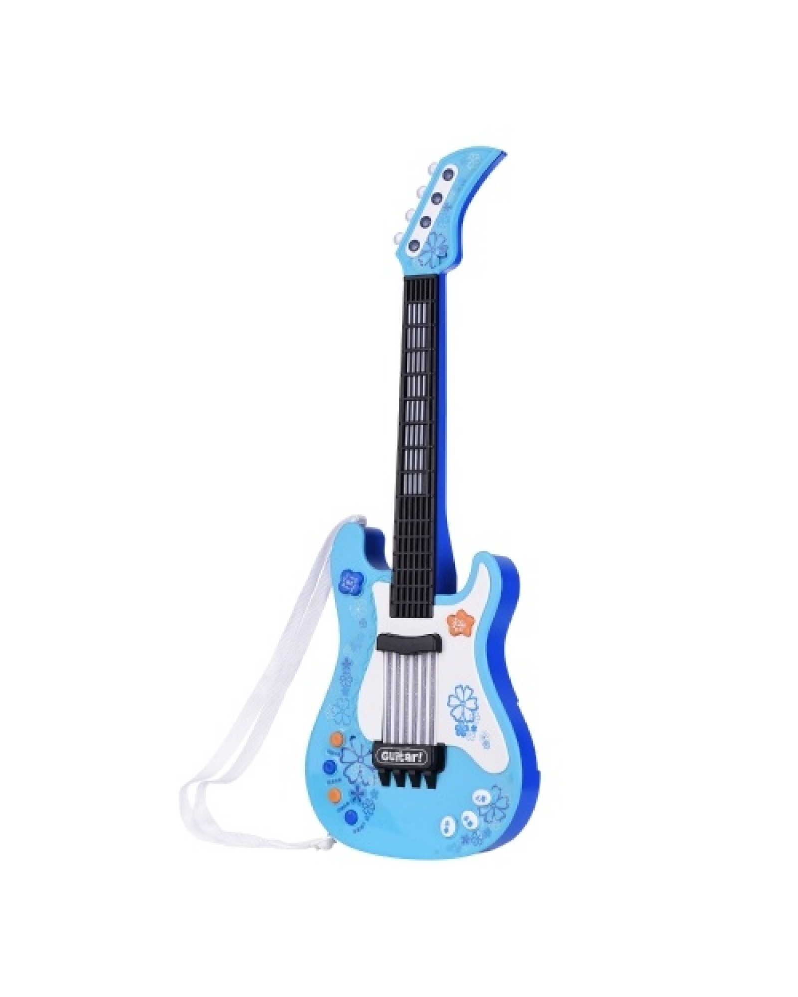 Kids Little Guitar with Rhythm Lights and Sounds Fun Educational Musical Instruments Electric Guitar Toy for Toddlers Children B
