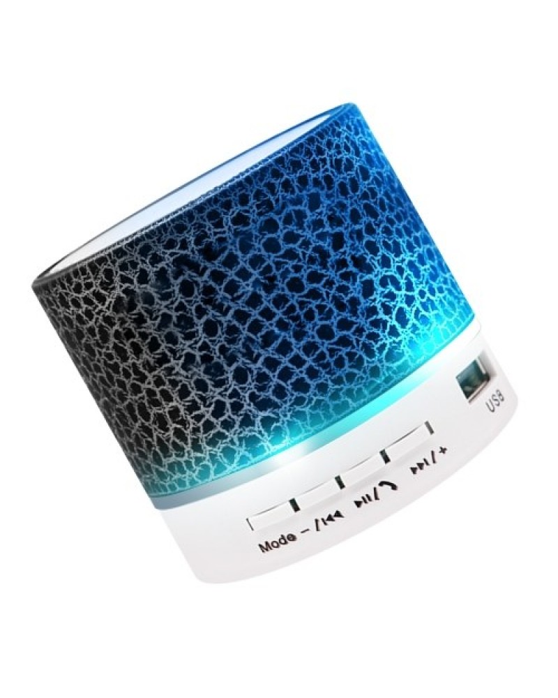 Mini Speaker 7-Color Lights Small Wireless BT Speaker Portable Rechargeable Speaker for Travel Outdoors Home Office