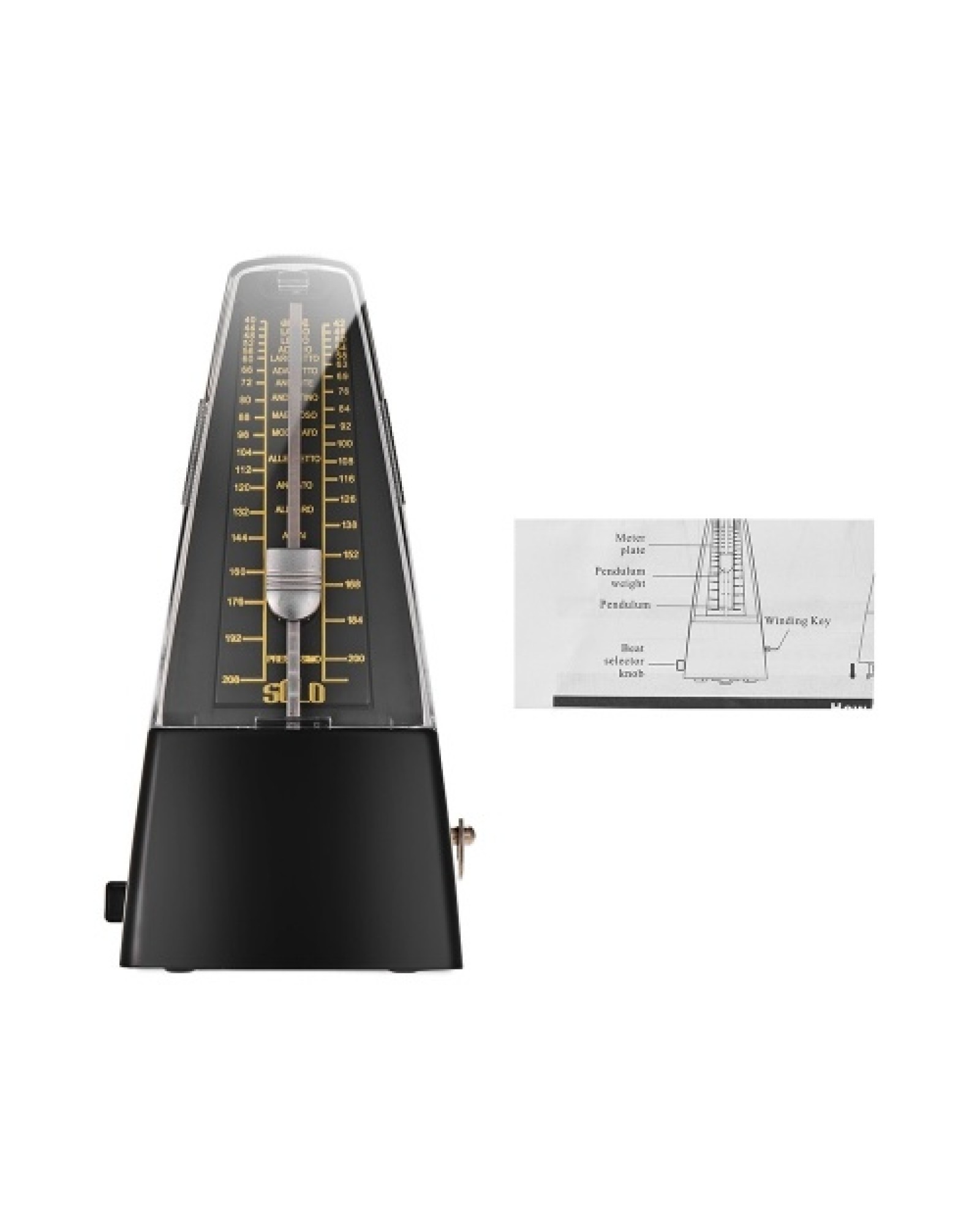 ABS Material for Guitar Violin Piano Bass Drum Musical Instrument Practice Tool for Beginners