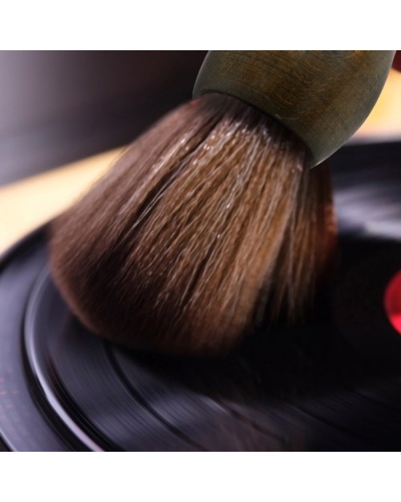 Vinyl Record Player Cleaning Brush Multifunctional Cleaner Anti-Static Soft Turntable CD Brush Soft Bushy Anti-static Nylon Wool