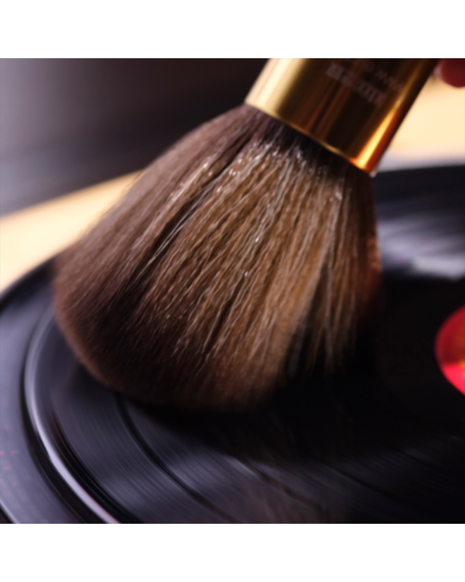 Vinyl Record Player Cleaning Brush Multifunctional Cleaner Anti-Static Soft Turntable CD Brush Soft Bushy Anti-static Nylon Wool