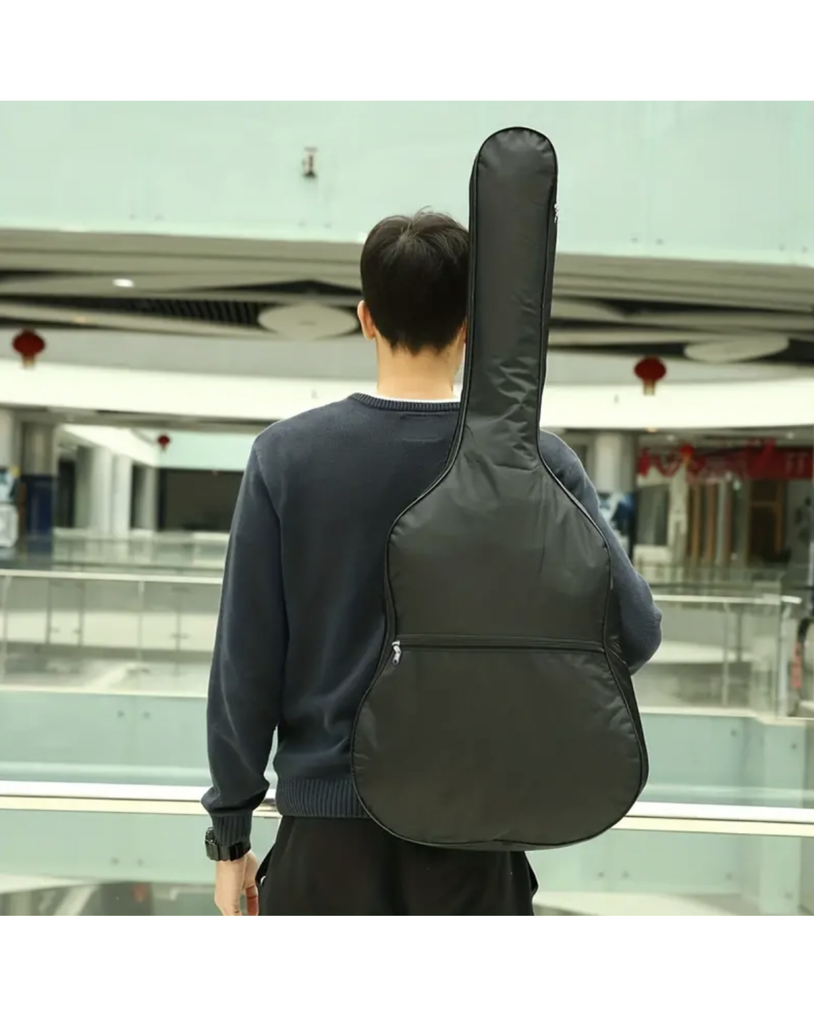 41 Inch Guitar Storage Bag Waterproof 420D Nylon Acoustic Guitar Gig Bag Soft Case Cover With Adjustable Strap