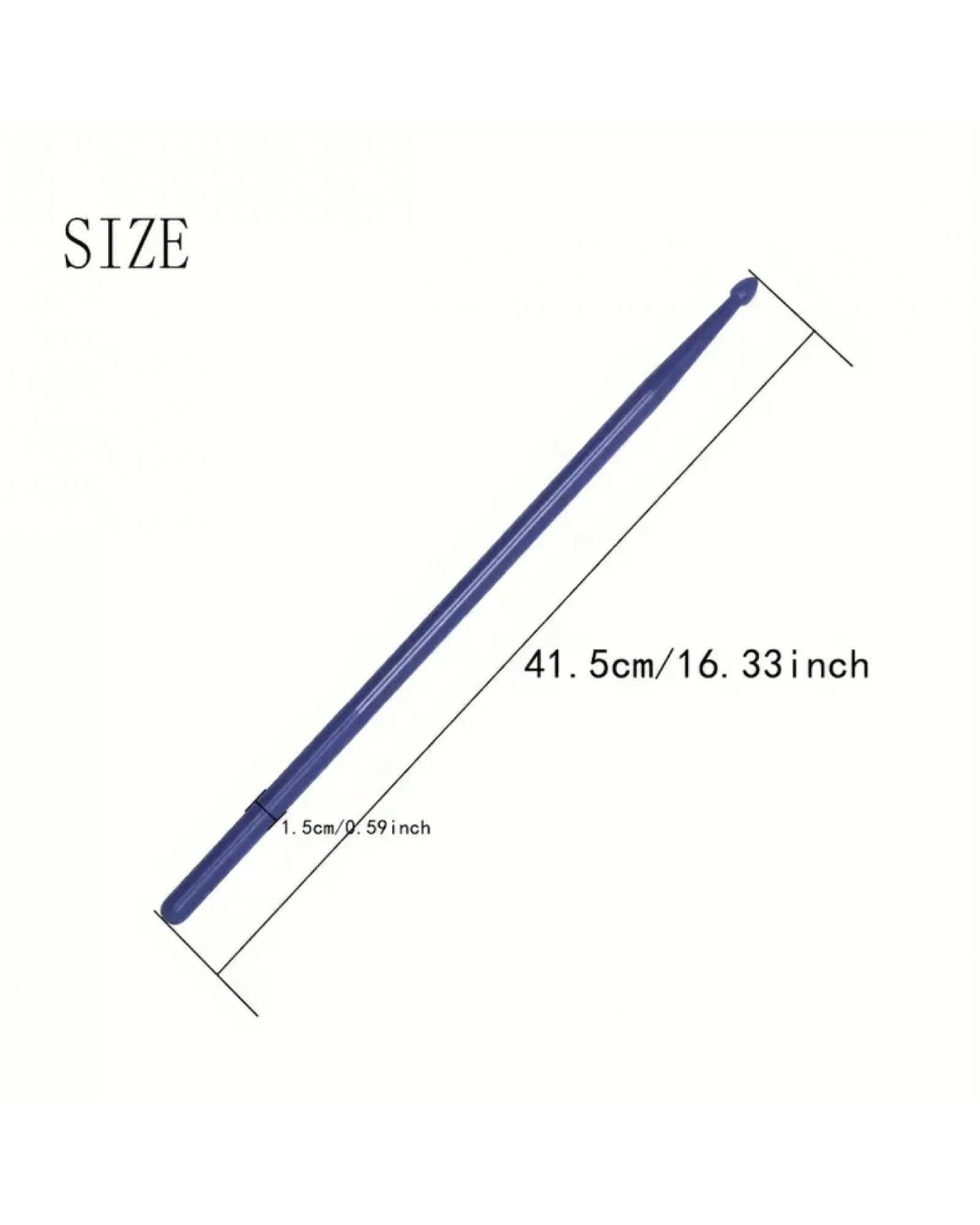 Stand Drum Glow Drum Stick 5A Stand Drum Hammer Jazz Drum Hammer Fluorescent Stage Performance Nylon Glow Drum Stick Drum Stick (luminous Drumsticks)