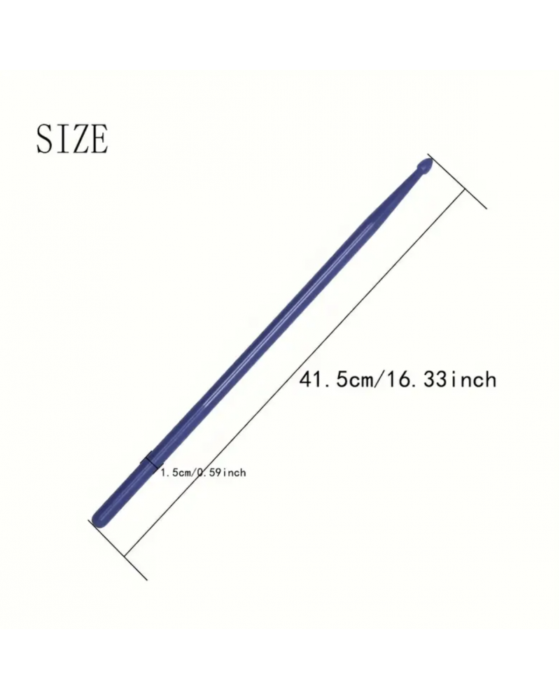 Stand Drum Glow Drum Stick 5A Stand Drum Hammer Jazz Drum Hammer Fluorescent Stage Performance Nylon Glow Drum Stick Drum Stick (luminous Drumsticks)