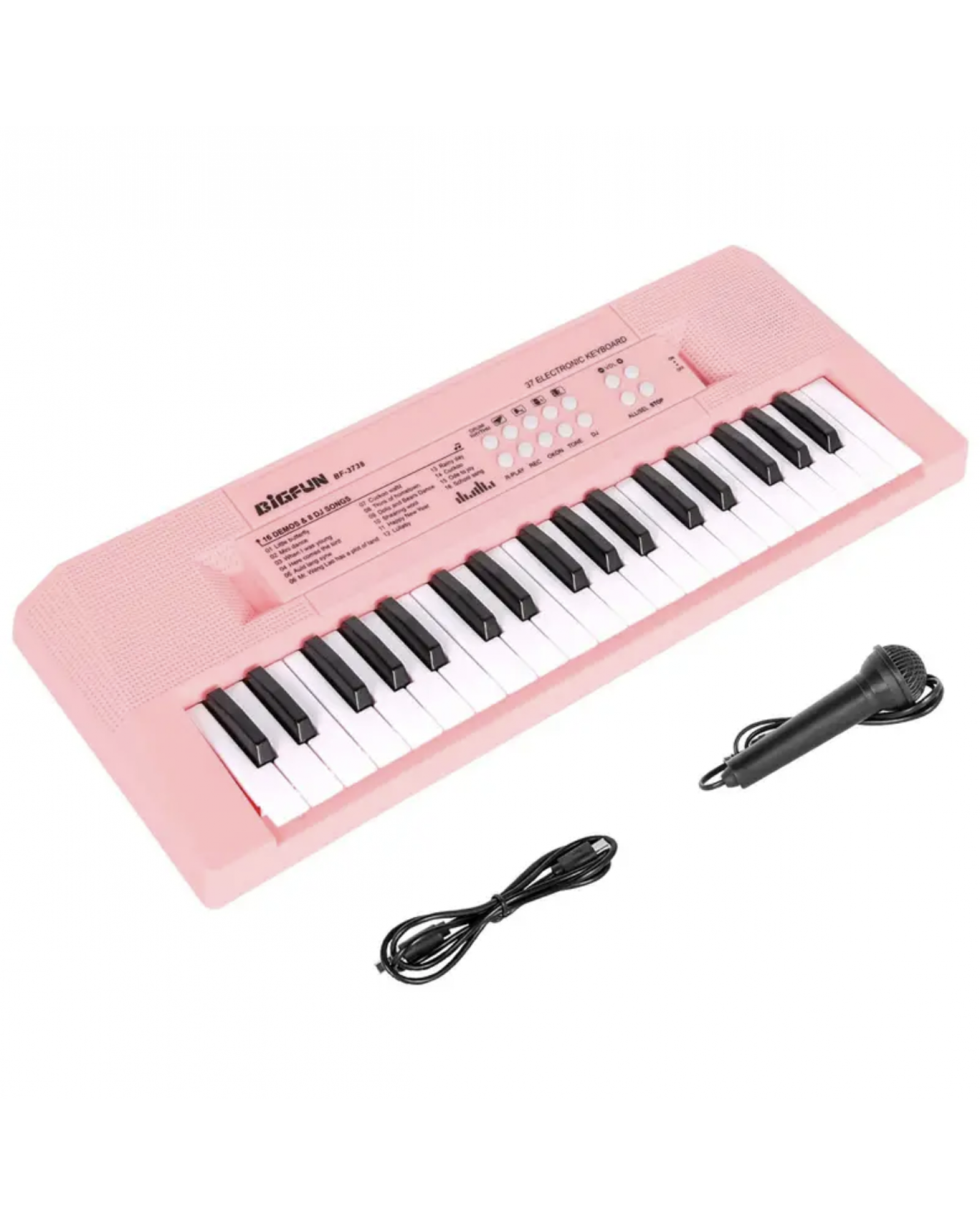 37 Keys Electric Kids Piano With Microphone, Musical Toy Piano For Kids Ages 3-5, Portable Electronic Keyboard Piano Learning Toys For 3 4 5 6 Year Old Boys Girls For Birthday Gifts