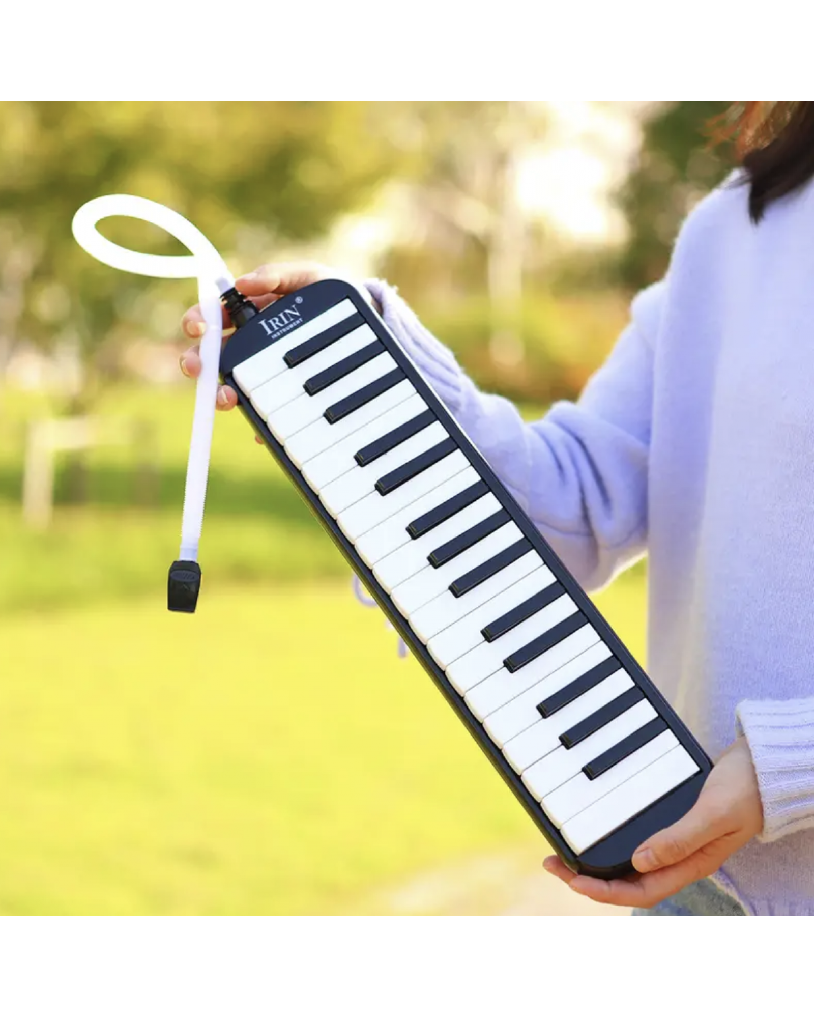 IRIN 32 Keys Melodica Keyboard Musical Instrument Harmonica Mouth Organ With Carrying Bag Mouthpiece