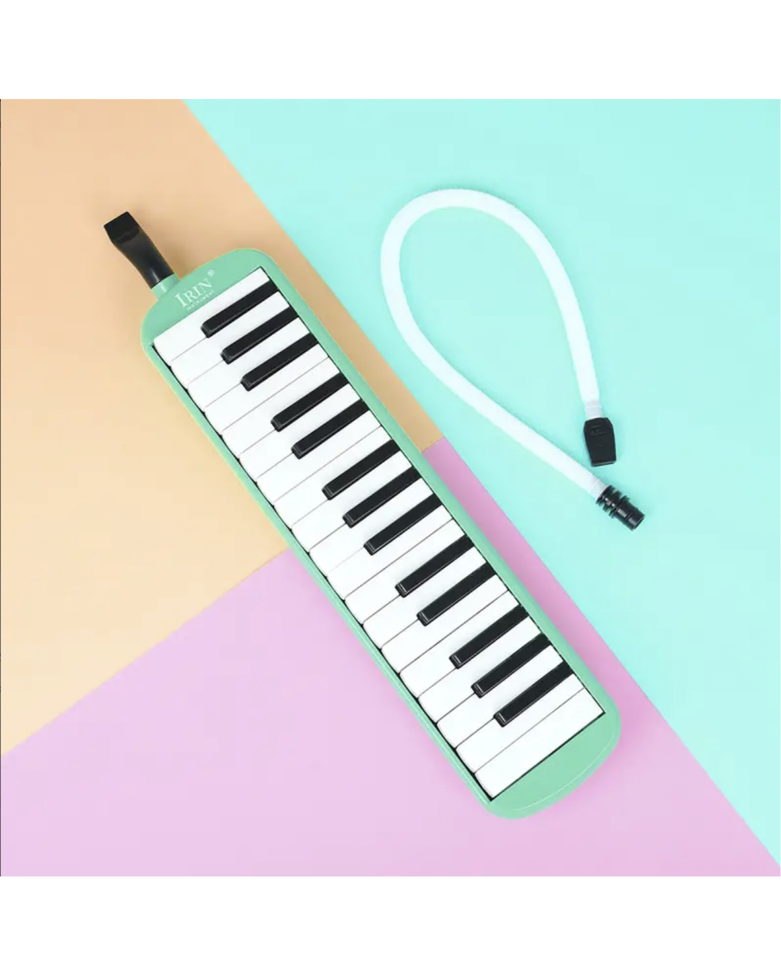 IRIN 32 Keys Melodica Keyboard Musical Instrument Harmonica Mouth Organ With Carrying Bag Mouthpiece