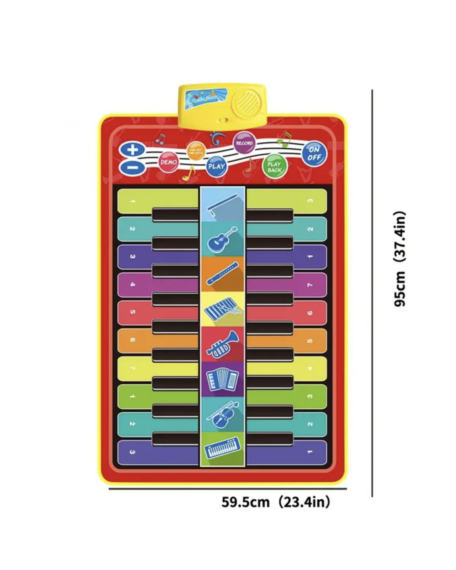 Musical Mats Keyboard Piano Play Mat For Kids