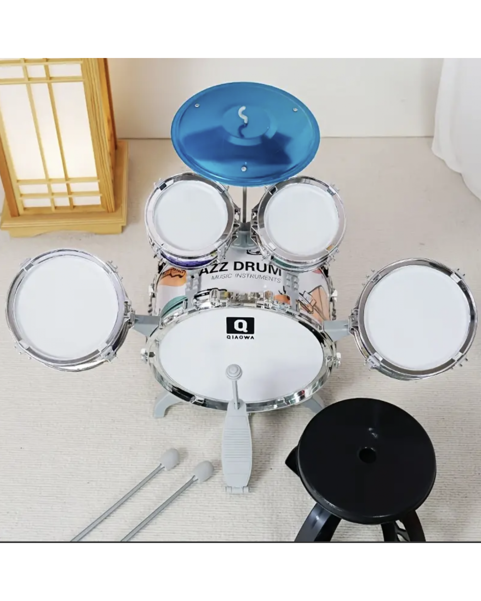 Stand Drums Toddler Kids Beginner Toy 1-3 Toddler Baby Birthday Gift Toddler Boys Girls Jazz Drum