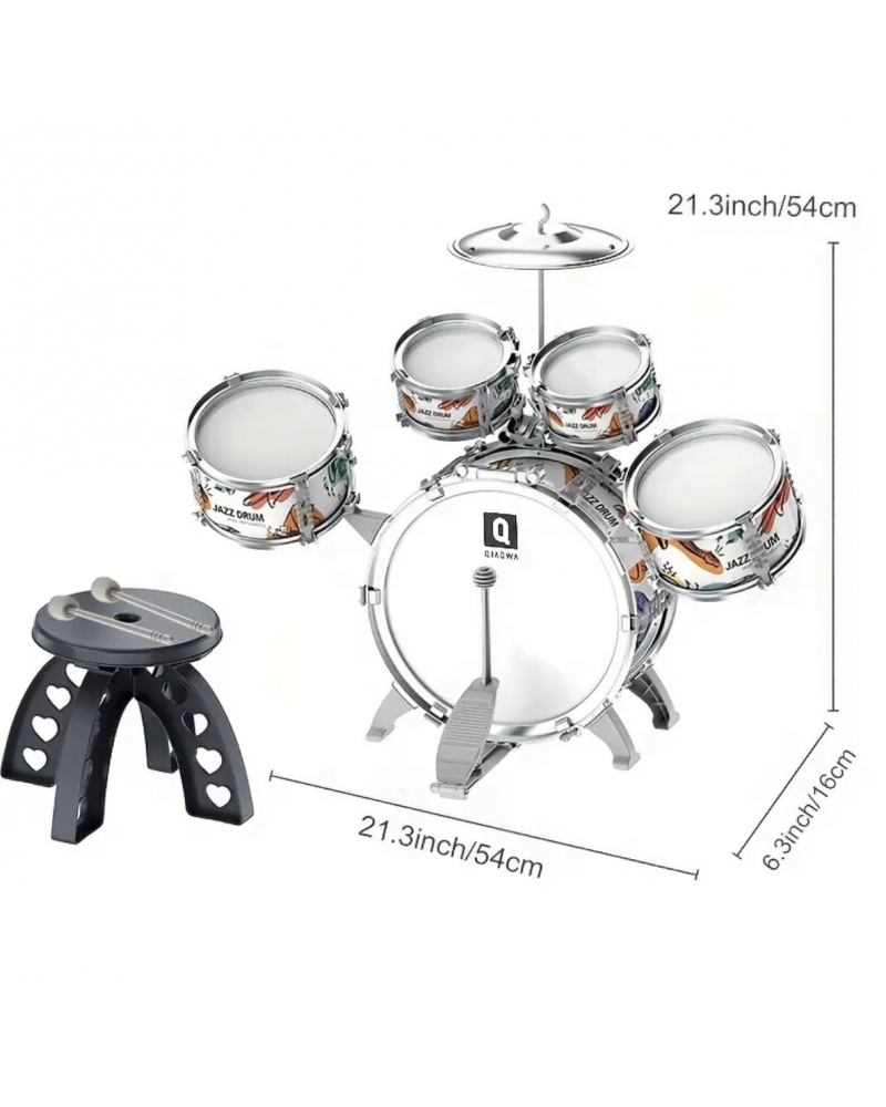 Stand Drums Toddler Kids Beginner Toy 1-3 Toddler Baby Birthday Gift Toddler Boys Girls Jazz Drum