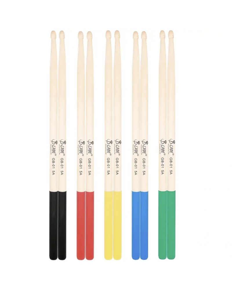 5A Maple Anti-skid Drumstick Drumstick Drumstick 5A Universal Three Pair Kit Drum Drumstick Percussion Instrument Accessories