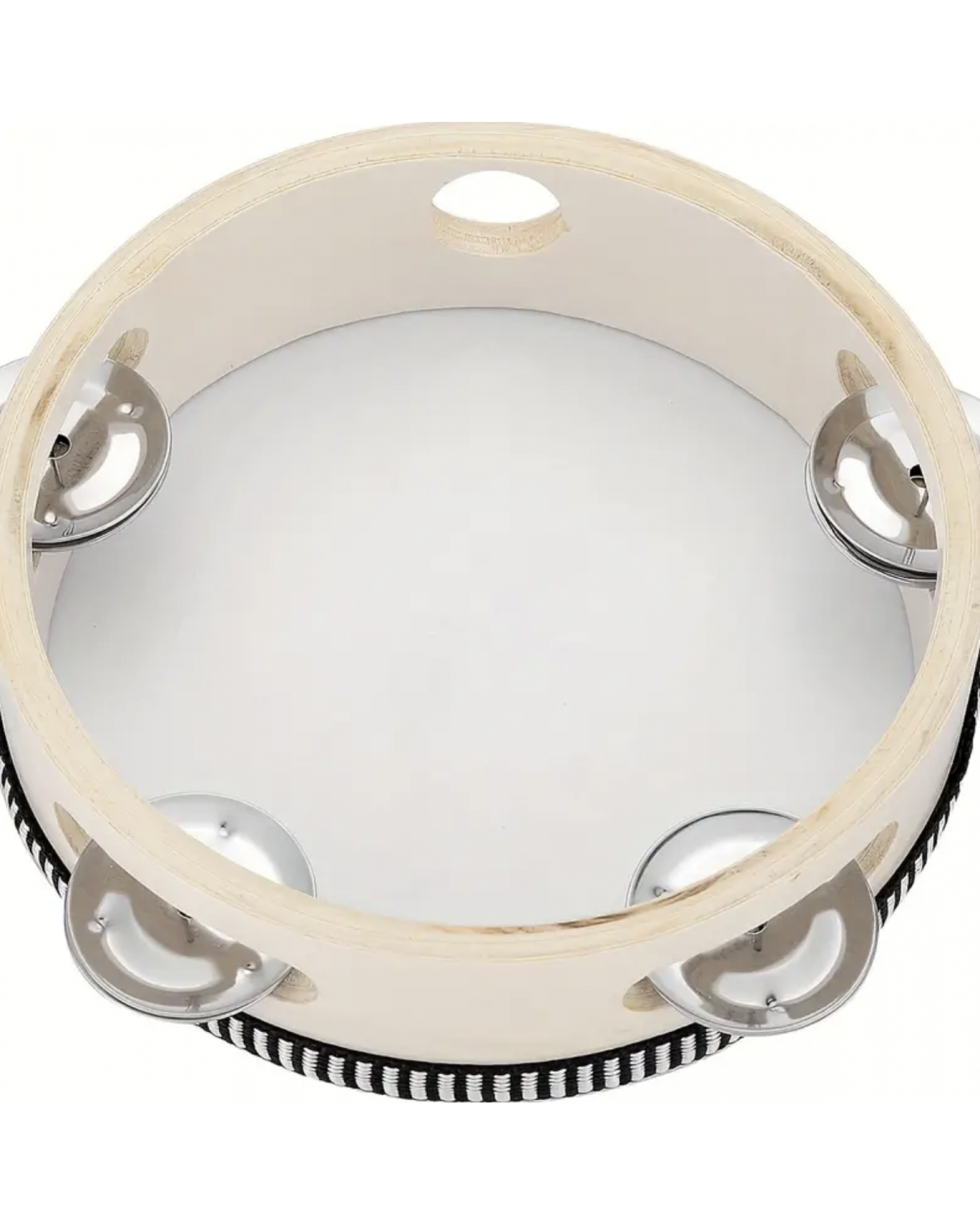 Orff Percussion Instrument Double-row Tambourine Hand-held Tambourine Suitable For Children's Music Education 6 Inches
