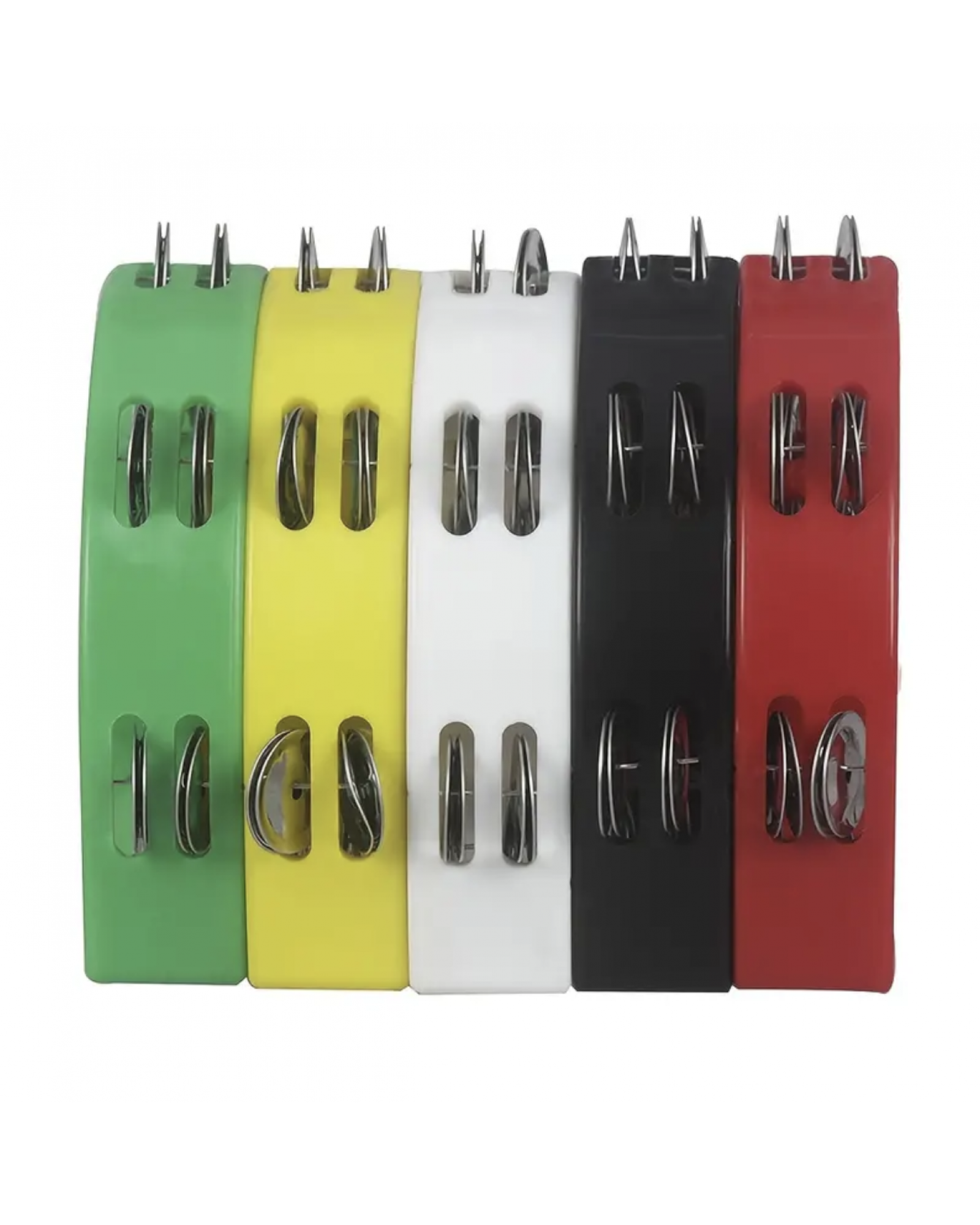 Percussion Instrument Plastic Double-layer Flower Drum Ring Karaoke Hand Bell Orff Double Row Flower Bell Drum Ring Musical Instrument Toy Hand Bell Orff Hand Drum Double-layer Hand Bell Drum Percussion Instrument Children's Music Gift