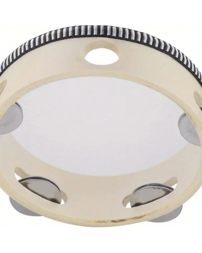 Orff Percussion Instrument Double-row Tambourine Hand-held Tambourine Suitable For Children's Music Education 6 Inches