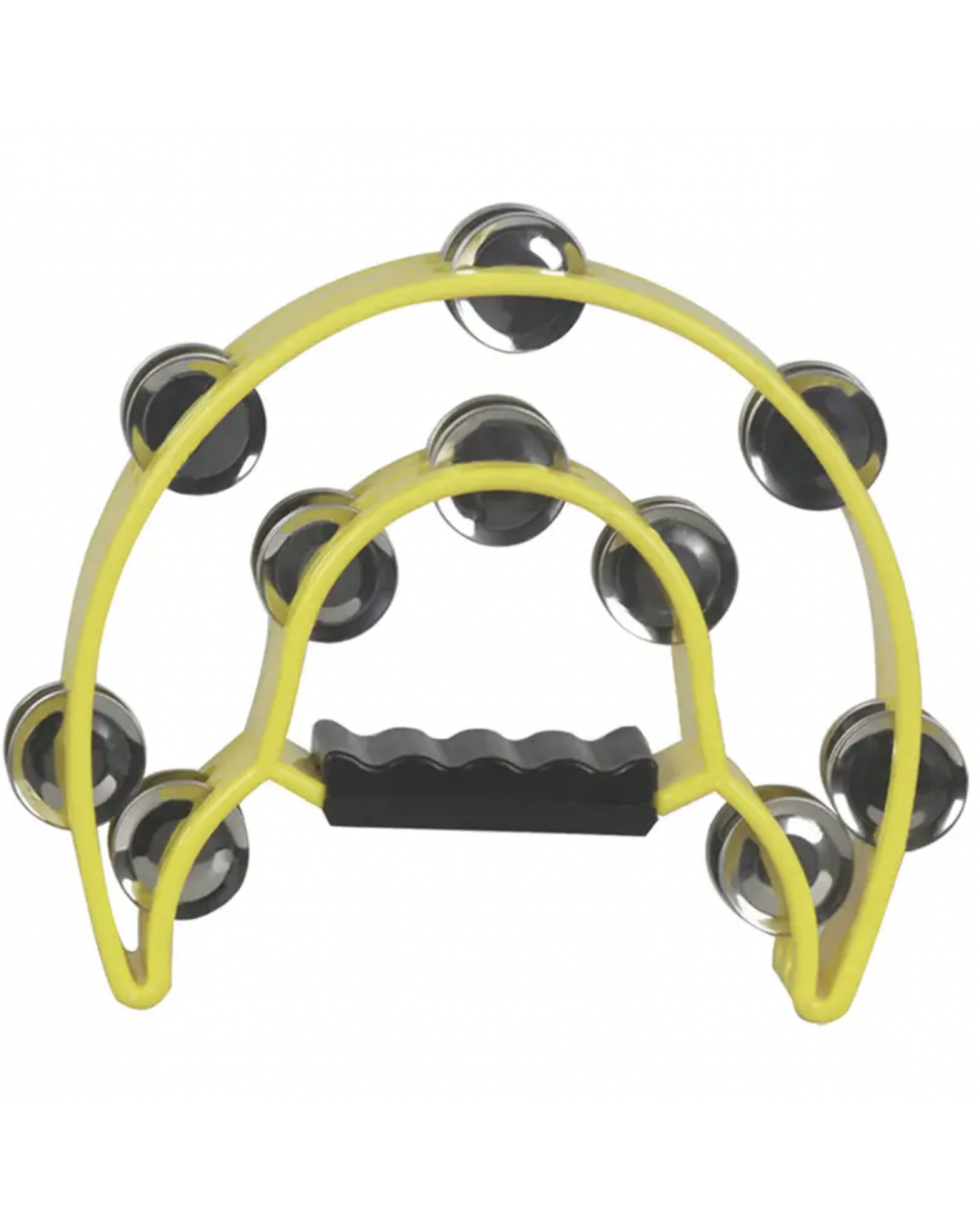 Percussion Instrument Plastic Double-layer Flower Drum Ring Karaoke Hand Bell Orff Double Row Flower Bell Drum Ring Musical Instrument Toy Hand Bell Orff Hand Drum Double-layer Hand Bell Drum Percussion Instrument Children's Music Gift